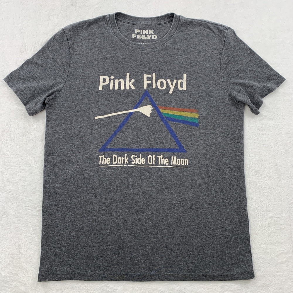 Pink Floyd T-Shirt Men's Medium Dark Side of‎ the Moon Lucky Brand